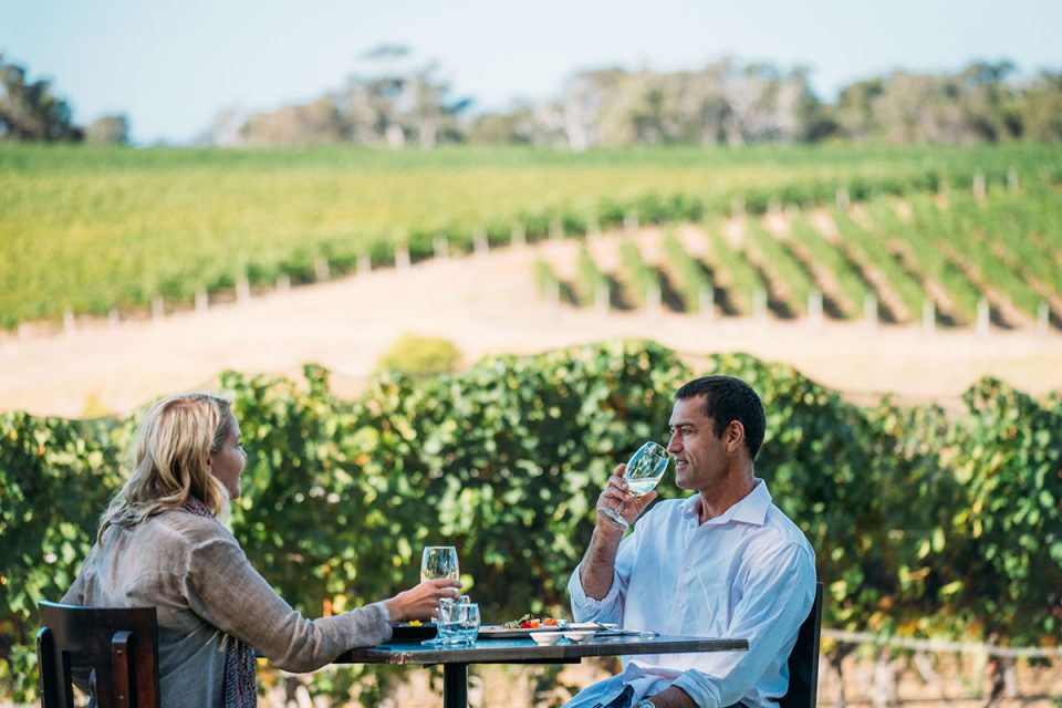 Enjoy world-class food and wine at award-winning winery Will's Domain, on the Margaret River Cape to Cape Walk.