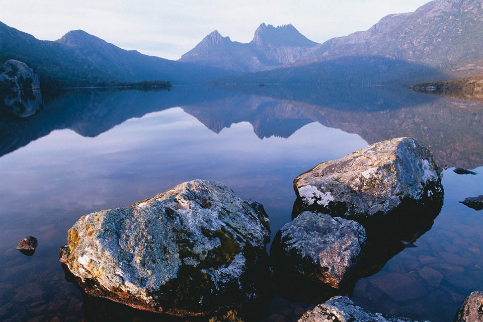 Take in beautiful views of Lake St Clair in Tasmania on the Cradle Mountain Huts Walk.