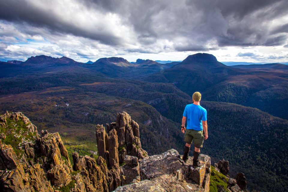 Experience breathtaking Tasmanian views on the Cradle Mountain Huts Walk.
