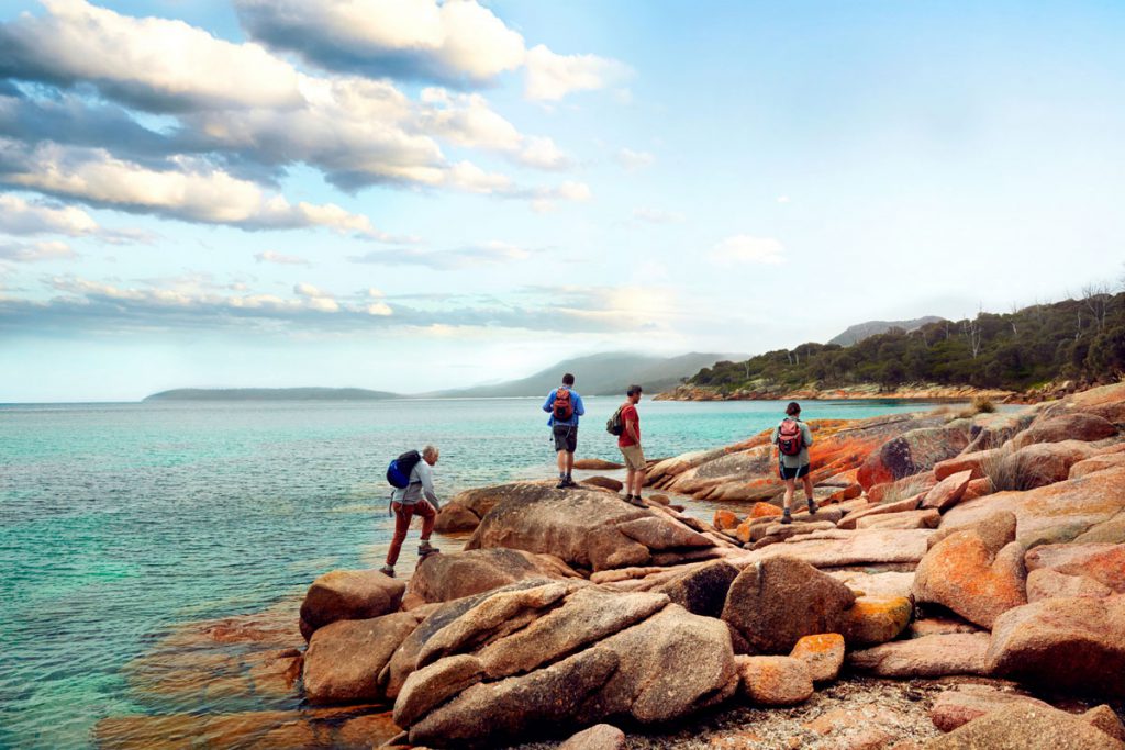 Tasmanian coastline