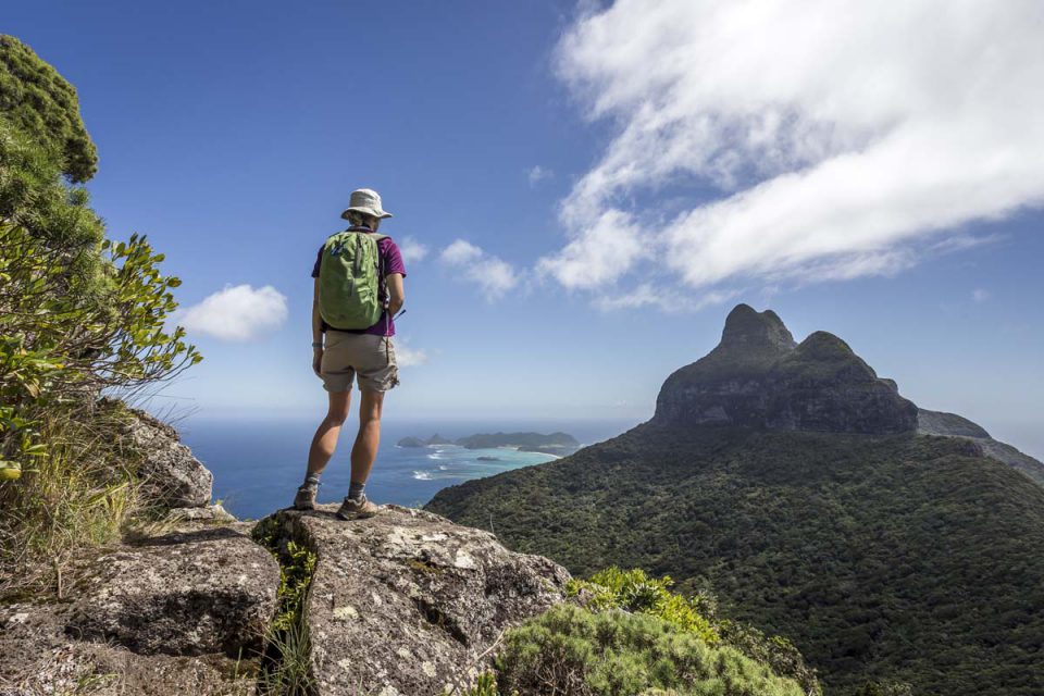 Climb the Seven Peaks on Lord Howe Island for stunning views with Great Walks of Australia.