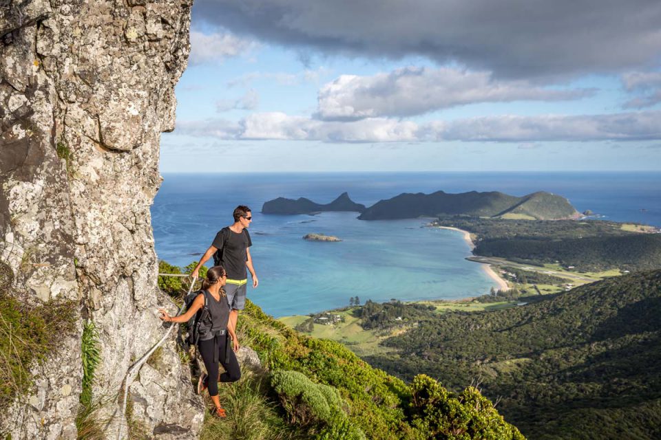 The Seven Peaks Walk offers incredible mountain views on Lord Howe Island in New South Wales.