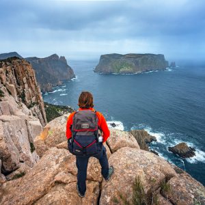 Cliff views on the Three Capes Lodge Walk