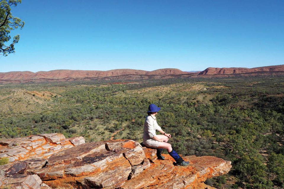 Looking out over the Northern Territory landscape