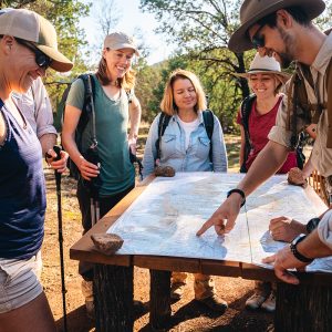 Arkaba Walk Guide explaining habitat regeneration on the Arkaba Conservancy